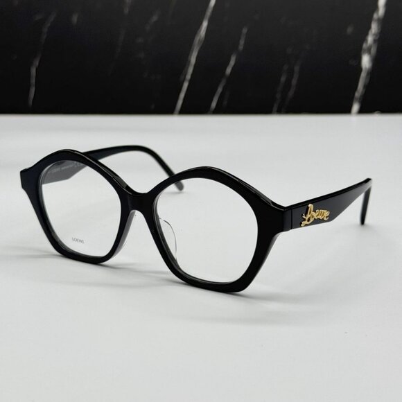 NEW LOEWE LW50053F 001 EYEGLASSES WOMEN BLACK ROUND EYEWEAR main image 6